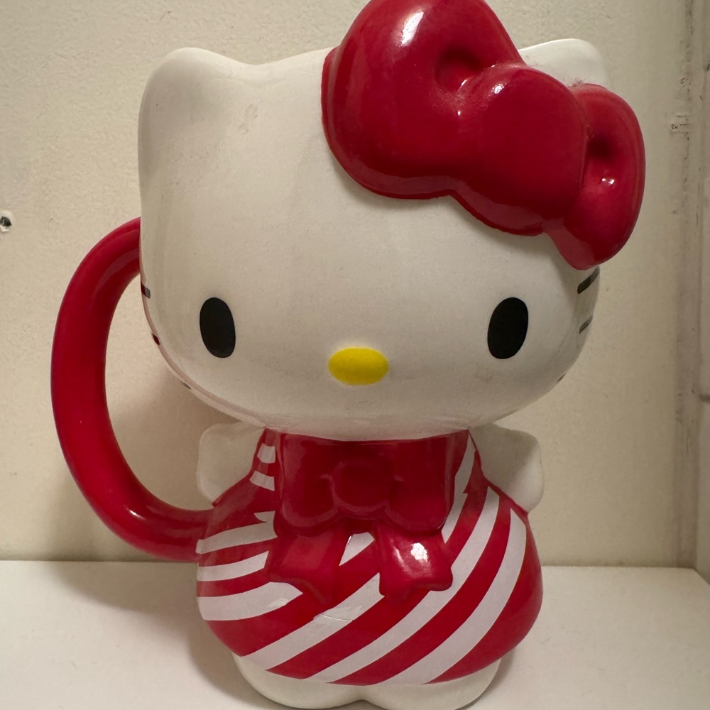 Hello Kitty Red and White Mug